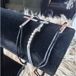 Cross Braided Bracelet Trio Perfect Stocking Stuffer Black Photo 3