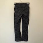 Aerie AMERICAN EAGLE Gray Black Space Dye High Waisted Rise Cropped Leggings S Photo 7