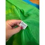 None Women’s 80s Replica Retro Vintage Inspired Purple Green Windbreaker Coat Jacket Photo 6