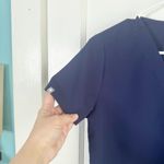 FIGS Technical Collection Catarina One Pocket Scrub Top Navy Short Sleeve XS Photo 3