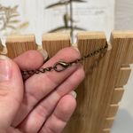 Floral Embroidered Pendant Necklace Green Photo 3