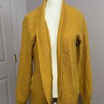 Abercrombie & Fitch Womens Yellow Wool Blend Oversized Open Cardigan Size S Photo 0