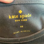 Kate Spade  Black Flutter sleeve Shirt - size XS Photo 2