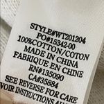 White Crow  Toluca Terry Cloth Cropped Hoodie size Medium Photo 7