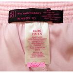 No Boundaries NOBO Tiered Crochet Shorts Layered Pink Floral Lace Knit Cut-Outs Cutouts Skort Photo 5