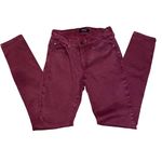 Buffalo David Bitton  Hope Skinny BL14409 Jeans Size 26 Burgundy Photo 0