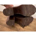 ALDO Women's Wedge Heel Booties Red Lace-Up Size 6.5 Photo 6