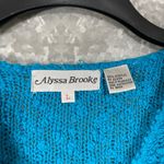 Alyssa Brooks Women's Vintage Bright Blue Boucle Sweater Photo 2