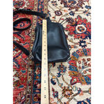 Rag and Bone Elliot Sling Pack Crossbody Bag Antique White Suede Black Leather Photo 4