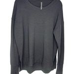 Athleta  Crewneck Sweatshirt Tunic Size Small Black Soft Pullover Athleisure Photo 0