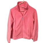 Columbia Womens Medium Pink Full Zip Fleece Jacket Sweatshirt Photo 0