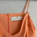 Amanda Uprichard coral orange strappy baby doll silk mini whenever dress S Photo 9