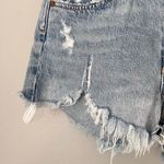 AGOLDE Parker Vintage Cut Off Distressed Button Fly Denim Shorts Swapmeet 24 Photo 1
