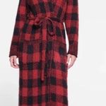 SKIMS NWT  Red and Black Cozy Robe Photo 2