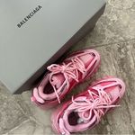 Balenciaga Track Clearsole Logo-Detailed Sneakers in Pink, Size 37 New +Dust Bag Photo 7