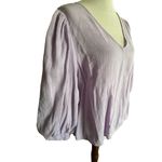 A New Day Retro 80’s Vibe Puffy Sleeve Blouse L/XL(see description) Photo 5