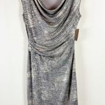 Vince Camuto Drape Metallic Gold Dress Photo 1