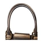 Salvatore Ferragamo Metallic Leather Gancini Tote Photo 3