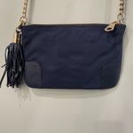 Juicy Couture Navy Blue Purse with Gold Chain and Hardware Photo 2