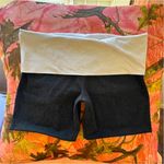 PINK - Victoria's Secret victoria’s secret PINK y2k vintage 2000s fold over shorts white & dark grey  Photo 4