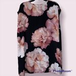 Show Me Your Mumu  medium womens floral tunic cover up sheer blouse pink black Photo 7