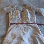 Light pink chiffon short sleeveMother of the Bride dress sequins appliqué size 6 Photo 8