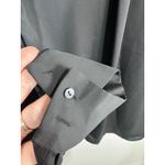 H&M H M Black Long Sleeve Collared Button Up Shirt Women Size 4 Photo 3