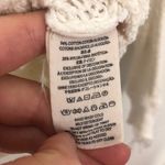 Free People  Desert Sands Cable Pullover in Ivory Size Small Knit Photo 8