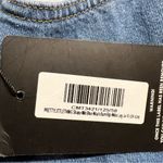 Pretty Little Thing Shape Mid Blue Wash Bum Rip Wide Leg Jeans Size 6 NWT Photo 2