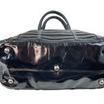 Badgley Mischka American Glamour x  Bag Black Leather Hobo Shoulder Bag Purse Y2K Photo 4