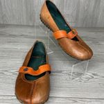 Wonders leather brown and orange shoes flats size 37 / 6 Photo 5