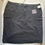 Ava & Viv  Charcoal Pencil Skirt Photo 0