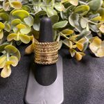 Paparazzi Stacked Odds Gold Ring (107) Photo 2