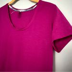 Under Armour Run Magenta Short Sleeve Fitted Tshirt Size M Photo 6