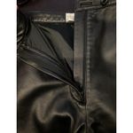 Valerie Stevens Pants Womens 8 Black Leather Straight Leg Lined Zip Front Photo 10
