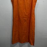 Fabindia Terracotta Embroidered Maxi Dress Orange Size M Photo 4