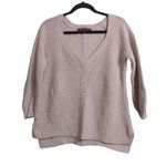 Comptoir Des Cotonniers Womens Pullover Sweater Beige Long Sleeve Wool Blend M Size M Photo 0