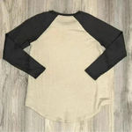 American Eagle Women’s Super Soft Pullover Knit Top Raglan Sleeve Cream Size S Photo 2