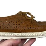 Earth Spirit Gelron Brown Laser Cutout Lace Up Shoes Women’s Size 7 1/2 Photo 7