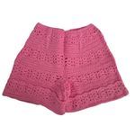 Handmade Vintage 60s 70s Bright Barbie Pink Crochet Short Shorts Hot Pants Sz XS/S Photo 1