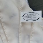 Vintage Made In Italy Paris Themed Navi Blue and Cream Square Scarf Size 33×34 Photo 5