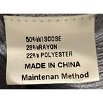 Zesica Womens Sweater Size XL Blue Gray Long Sleeve Pullover V Neck Peplum NWT Photo 7