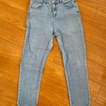 Brandy Melville Light Blue Denim Jeans High Waisted Photo 0