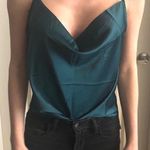 Silk Top Size M NWT Green Size M Photo 0