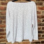 Tart  Intimates Gray Leopard Animal Print Sleepwear Pajama Top Women's Size Large Photo 5