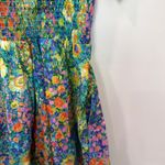 Show Me Your Mumu  Claire Painterly Petals Mini Dress Bow Ties Size XS Photo 5