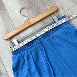 Anthropologie Celandine Culotte Pants cotton gauze crop womens Blue xsmall beach contemporary Photo 2