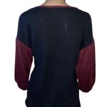 Ava James Color Block V Neck Sweater Photo 2