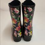 Roma Epaga' Floral Rain Boot size 8 Black Photo 7