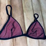 Beach Riot ‎ Mesh Over Pink Bikini Top Photo 5